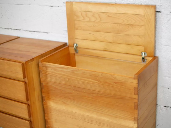 Image 1 of Conjunto de escritorio modular de pino Maison Regain