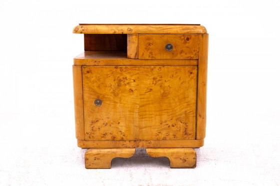 Image 1 of Pareja de mesillas de noche, Polonia, años 30.