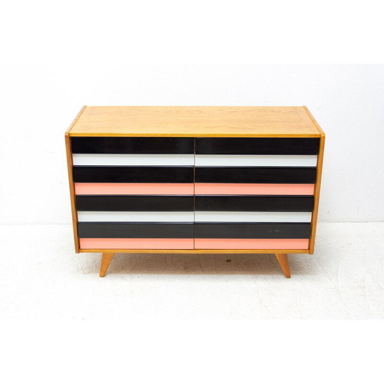 Image 1 of Vintage chest of drawers U-458 in beech by Jiri Jiroutek for Interier Praha, Czechoslovakia 1960s