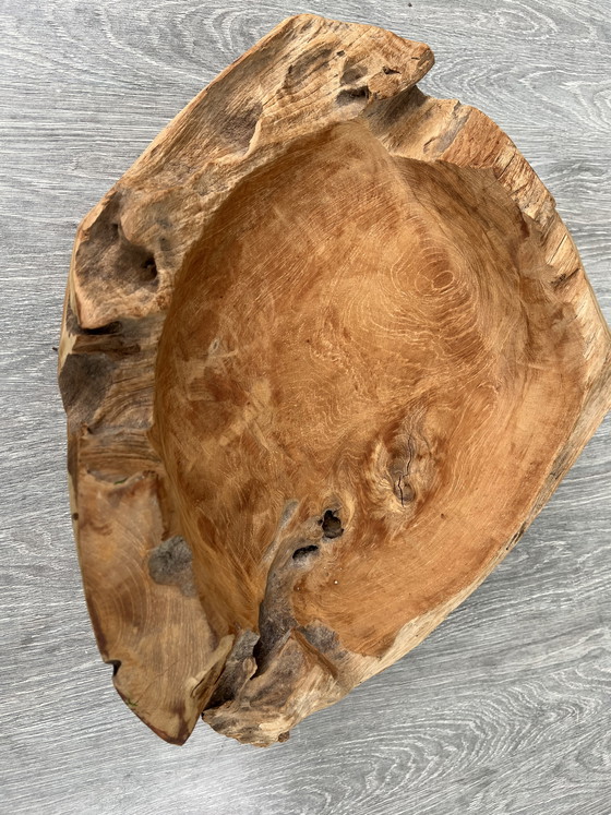 Image 1 of bol décoratif en bois