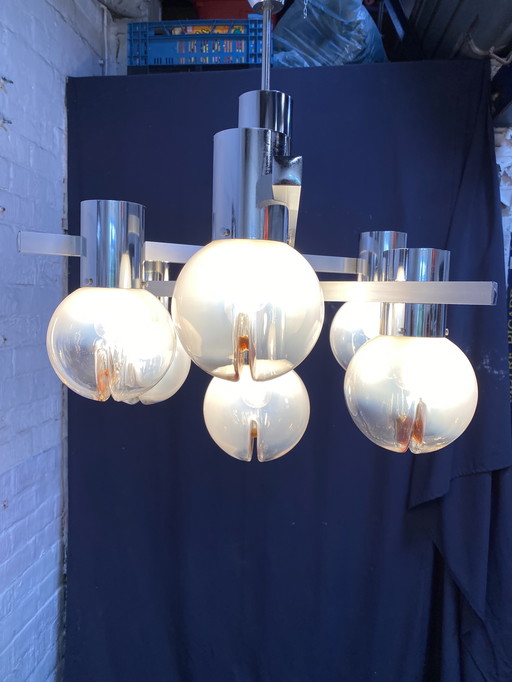 Lampe à suspension Mazzega Murano