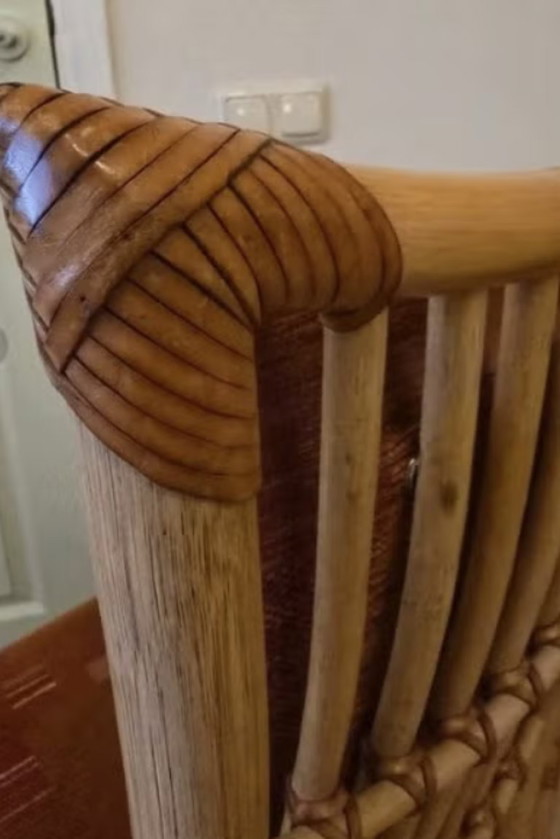 Image 1 of dining room set - Flechtatelier Schütz rattan/reed style