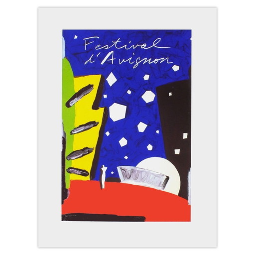 Aki Kuroda Poster Festival D'Avignon 2000 – Paper