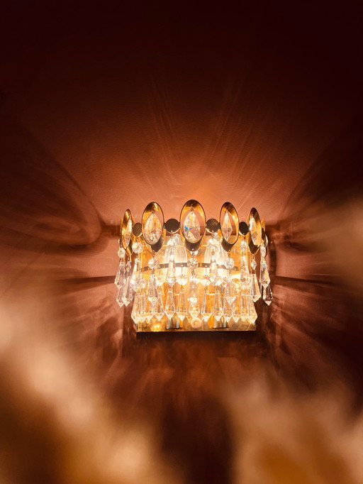 Very nice set of 70's Palwa & Walter wall lamps