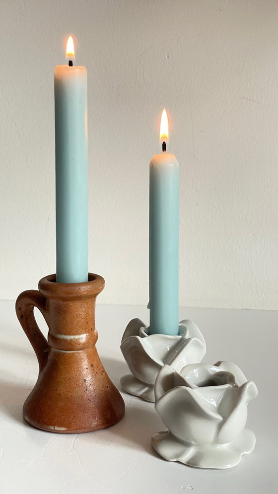Portacandele Vintage in Porcellana e Gres – Ceramic (photo 16 of 27)