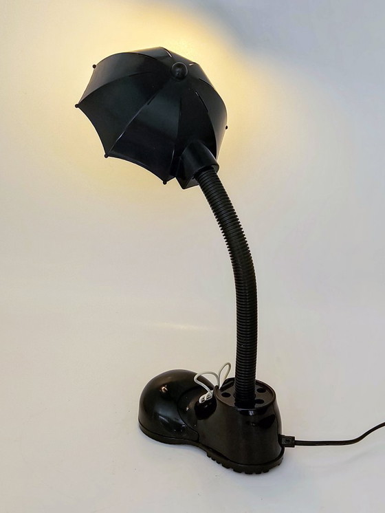 Image 1 of table lamp shoe with umbrella
