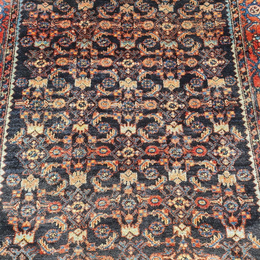 Hand Knotted Wool Feraghan Carpet Circa 1950