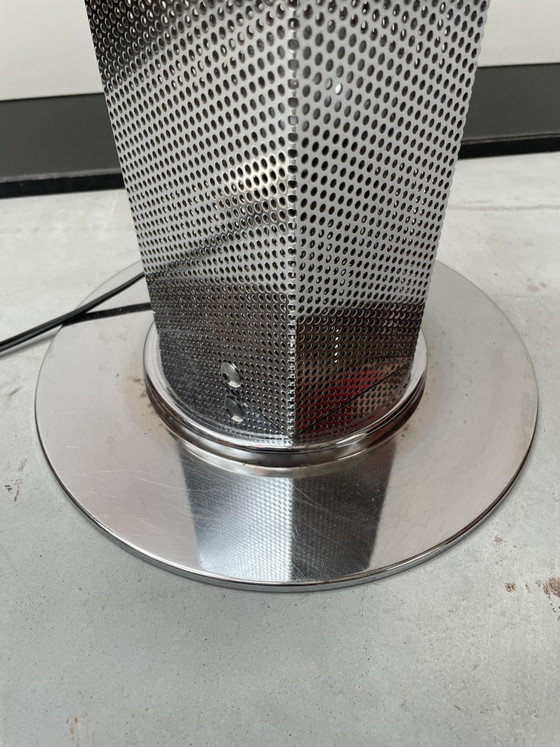 Postmoderne “Wolkenkrabber” Lamp, Italië Jaren 80 – Vloerlampen, Metal, Chrome (photo 8 of 8)