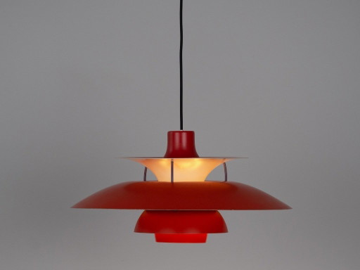 Lampada a sospensione vintage danese PH 5 proj. Poul Henningsen, Louis Poulsen, 1958