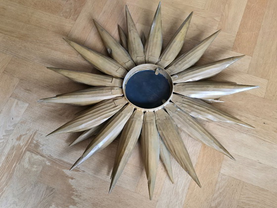 Image 1 of Enorme espejo de mayordomo Sunburst