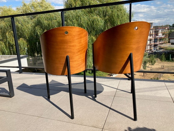 2 SILLAS COSTES DE PHILIPPE STARCK – Sillas auxiliares, Wood, Iron (photo 2 of 6)