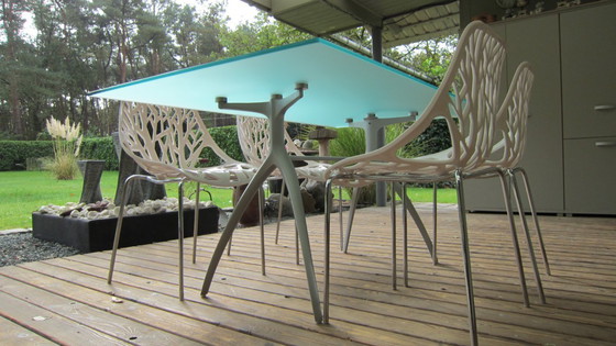 Image 1 of "Rolf Benz" iconische design tafel "type 8990" Nieuwe staat!