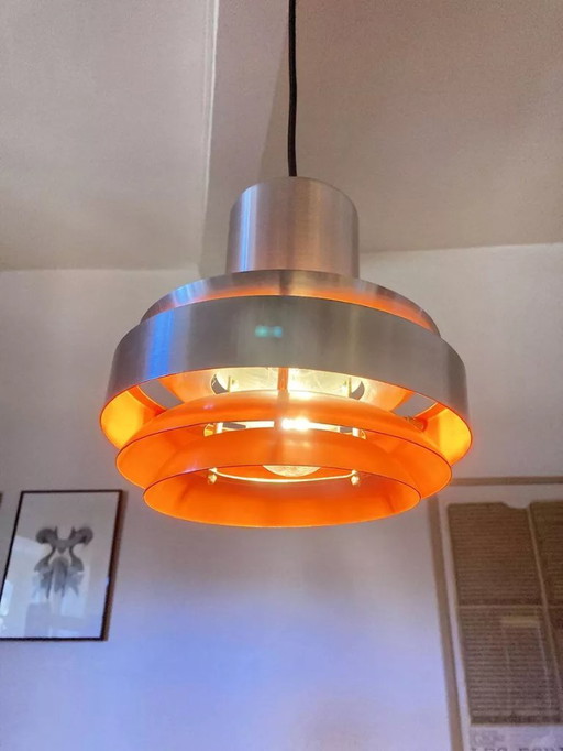Space Age pendant lamp by Lakro, Amstelveen, Netherlands, 1970s
