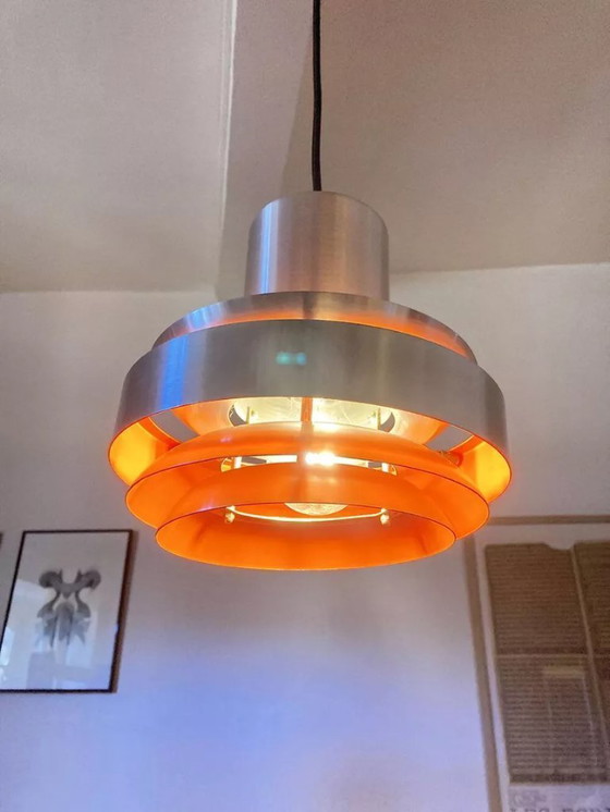 Image 1 of Space Age hanglamp van Lakro, Amstelveen, Nederland, jaren 70