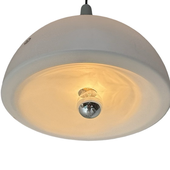 Image 1 of Peill & Putzler - Vintage hanglamp, mat glas - ca. jaren 80 - Origineel en gemerkt - Duitsland