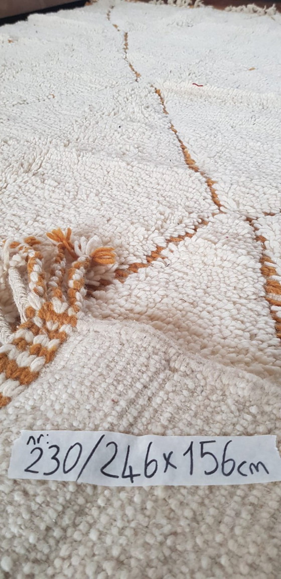 Image 1 of Handgeknoopt Berber kleed wol 246x156cm