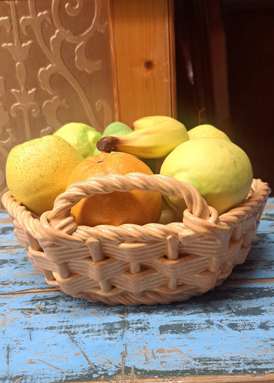 Manises Ceramic Fruit Bowl, Ceramica Manual Decorativa, Decorative Objects, Beige (photo 2 of 7)