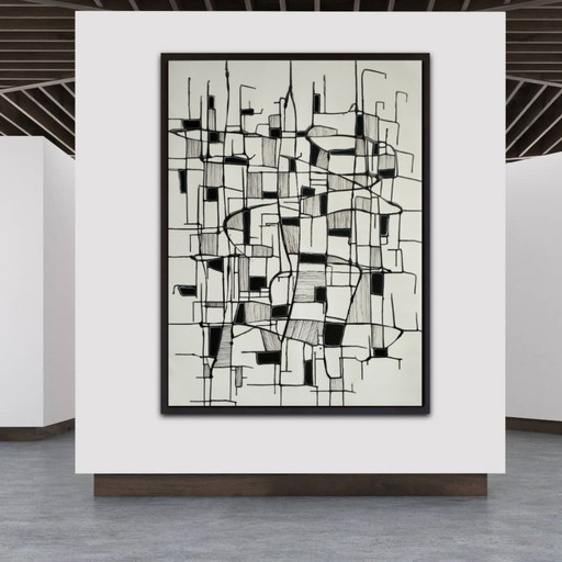 Natia Antadze Composition abstraite XXL
