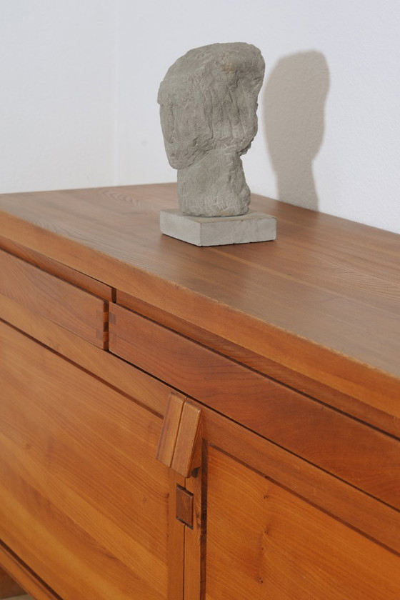 Image 1 of Pierre Chapo R08 Buffet buffet, bois d'orme, France 1960