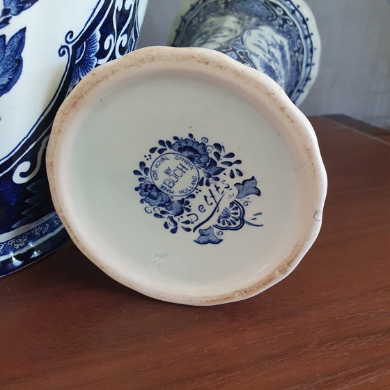 Image 1 of Boch Delfst Blauw Foo Dog Kastelenset 3 Stuks