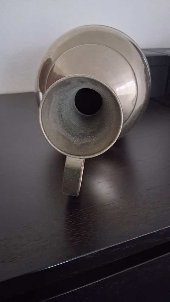 Image 1 of Antieke koperen kan (vernikkeld messing)