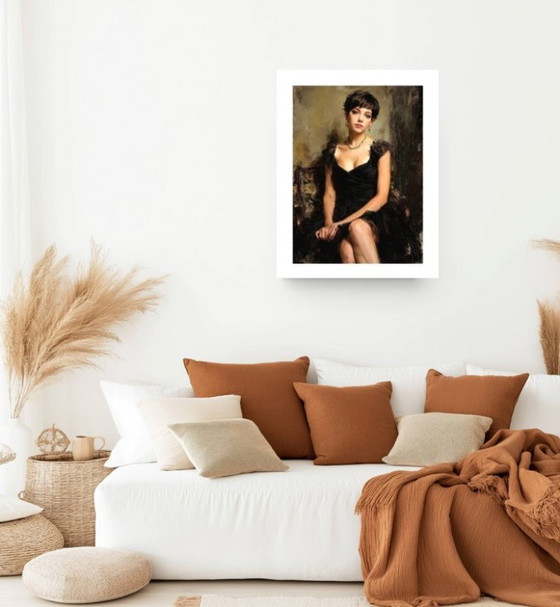 Image 1 of Splendid work by Ruggero Salvatore "Serenità" 60x45 cm
