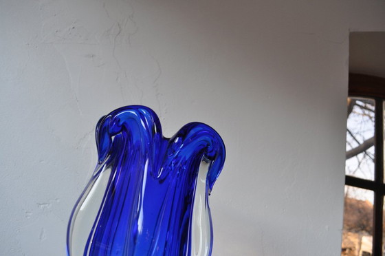 Vaso Vintage in Vetro Blu, Anni '60 – Vasi (photo 3 of 7)