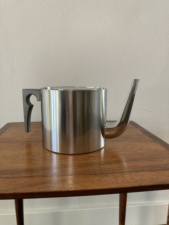 Image 1 of Théière Stelton Cylinda-line + bougie chauffe-plat