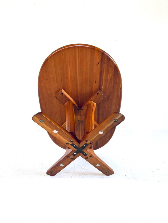 Image 1 of Ovaler Couchtisch aus Teakholz, Dyrlund, 70er Jahre