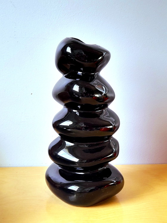 Image 1 of Ceramic pebble-shaped designer vase, 1980