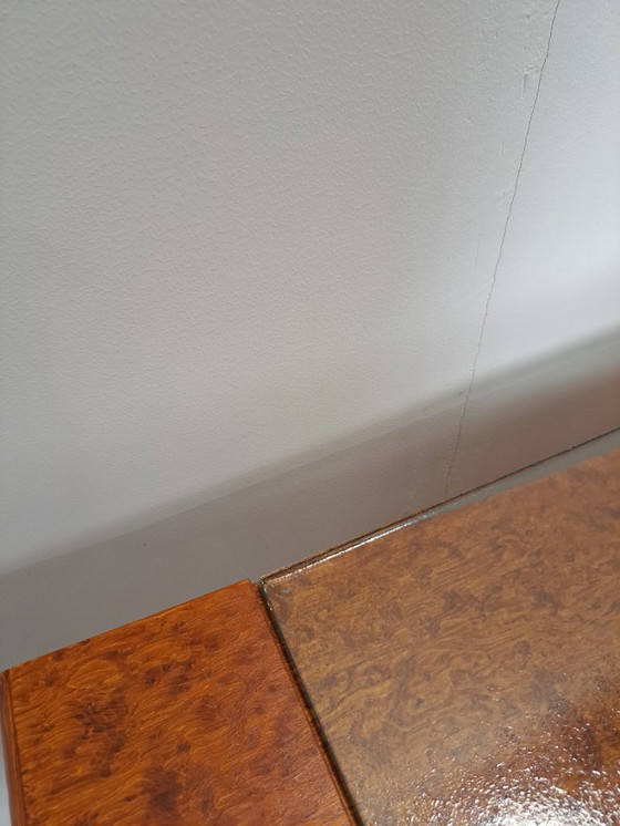 Image 1 of Bar dressoir met uitschuifbare bar en glazen blad