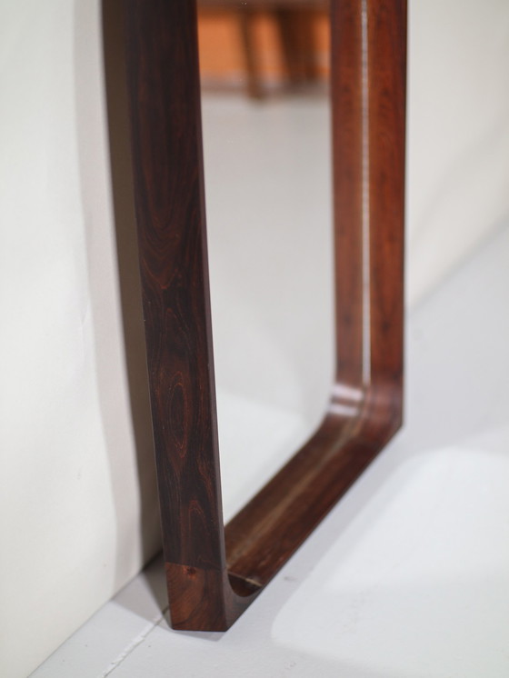 Image 1 of Mirror Niels Clausen Rosewood Danish Vintage