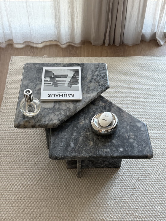 Image 1 of Vintage marmeren nesting tables