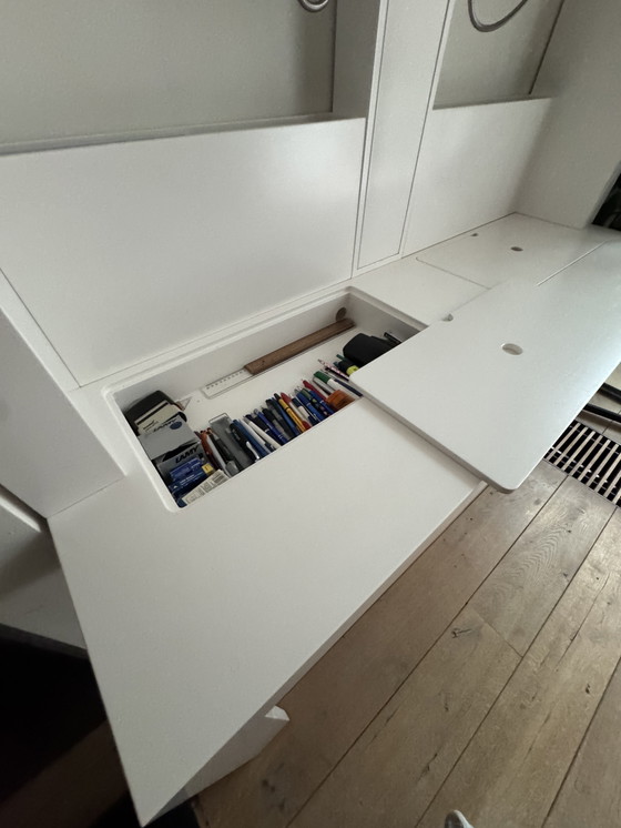 Image 1 of Boekenkast en bureau combinatie