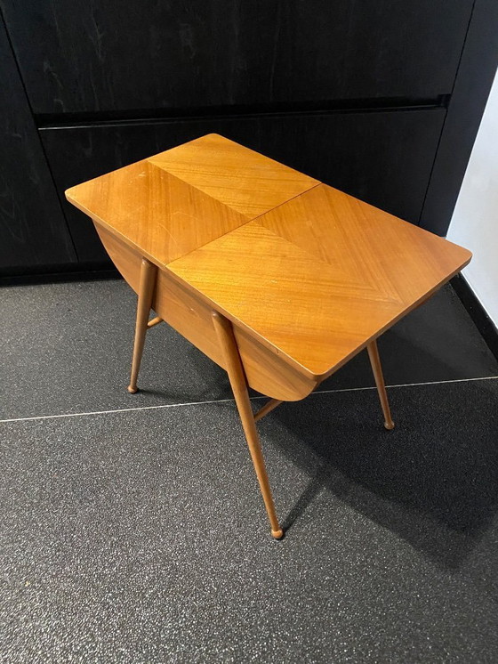 Image 1 of boîte à couture vintage en teck