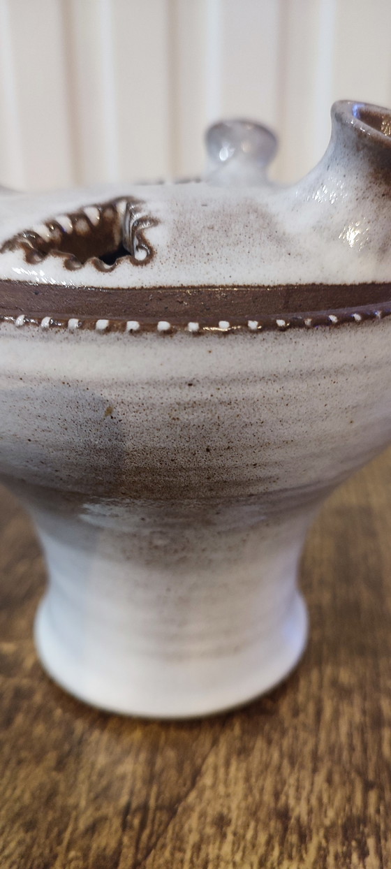 Image 1 of Rana fiore firmata La Hulotte de Jeanne e Norbert Pierlot.