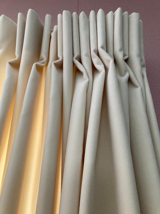 Rideaux en velours écru – Objets déco, Textile (photo 6 of 10)