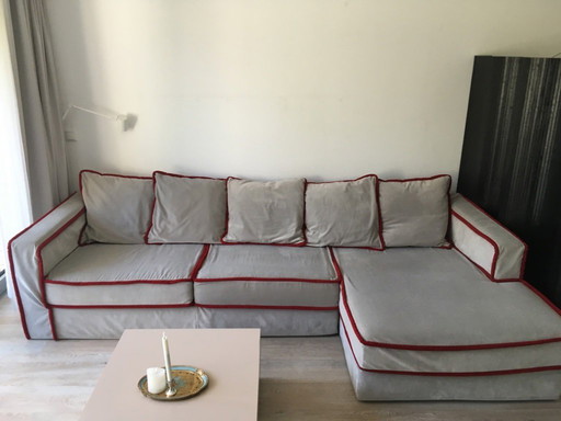 Casamilano pillopipe design plof ecksofa grau