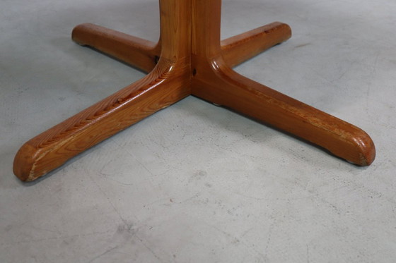 Image 1 of Scandinavian solid pine extendable dining table