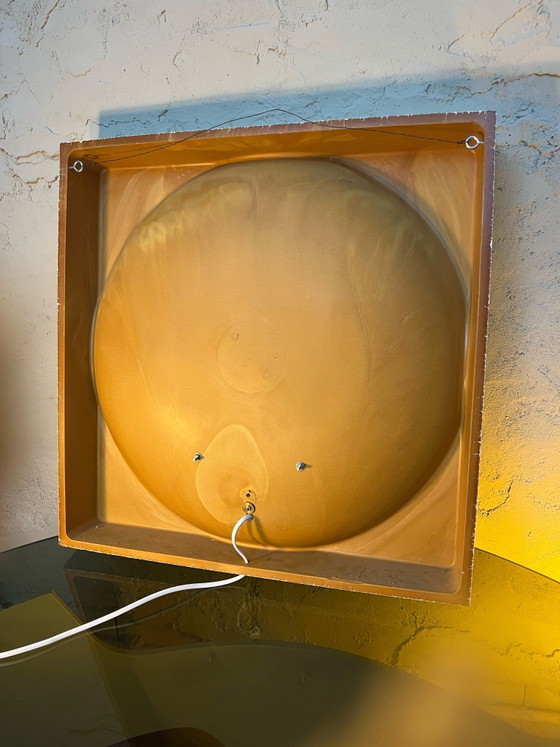 Zeer Uniek! XL Space Age “70’s Design Wandlamp – Wandlampen, Plastic (photo 10 of 11)