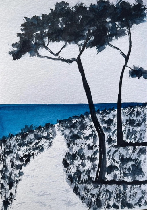 Artist's sketch 21x15cm