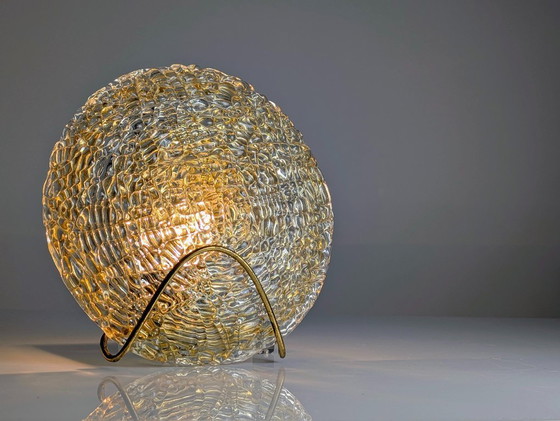 Image 1 of Wandleuchte aus Muranoglas und Messing, Österreich, 1970er Jahre