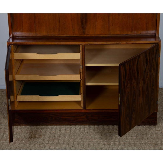 Image 1 of Rosewood secretary or bar cabinet by Poul Hundevad, 1960
