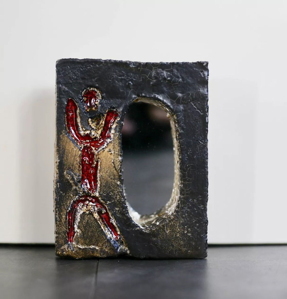 Image 1 of Specchio in ceramica, Galleria Palissy