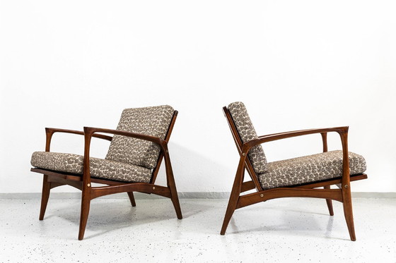 Image 1 of Fauteuils style années 60, Danemark, lot de 2