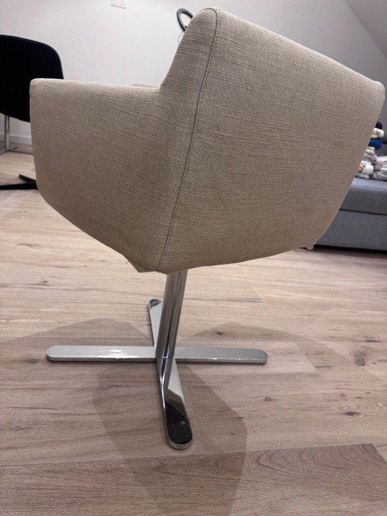 Image 1 of Juego de 6 sillones giratorios Molteni & C - Modelo Lonely de Doro Moreno (Diseño italiano, década de 1990)