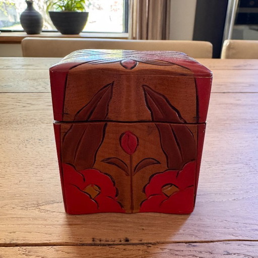 Boîte à cartes / Boîte de bridge ou de patience, École d'Amsterdam