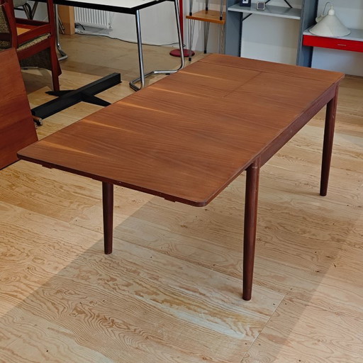 Tavolo da pranzo allungabile in teak vintage