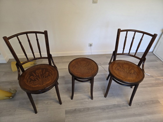Image 1 of Thonet Mudson J. & J. Kohn Sillas de bistró Bentwood
