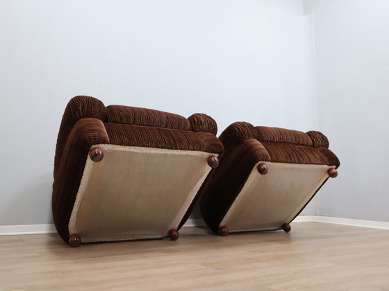 Image 1 of Set di 2 poltrone italiane nello stile di Piazzesi Design anni '70